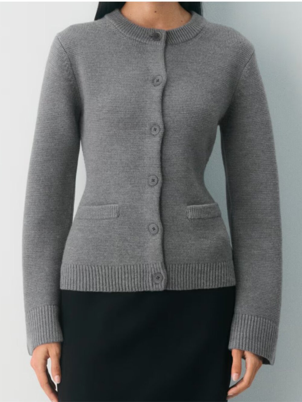 Babaton Meraki Merino Wool Cardigan